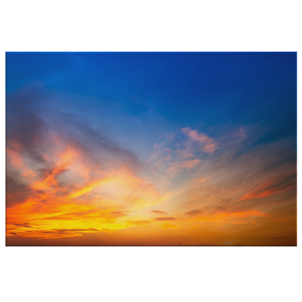 Magnificent Ocean Sunset Canvas Wall Art