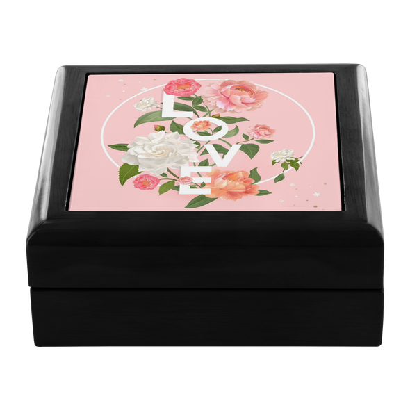 Flowers in Love Jewelry Box