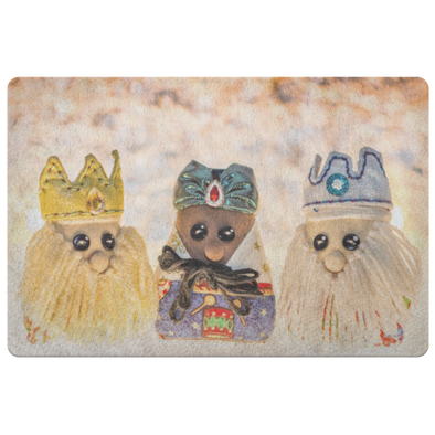The Three Kings Are Here Floor Mat
