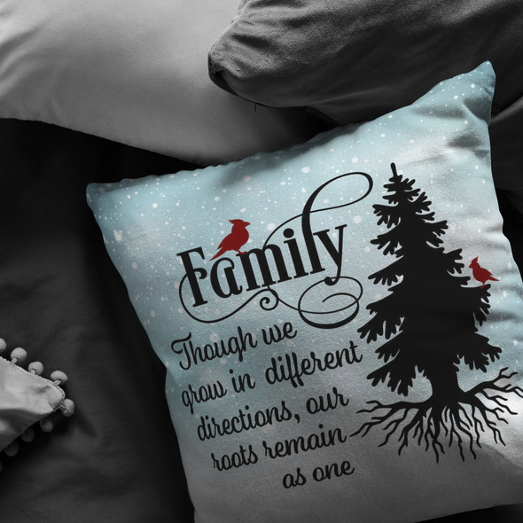 Our Roots Remain As One Christmas Throw PIllow