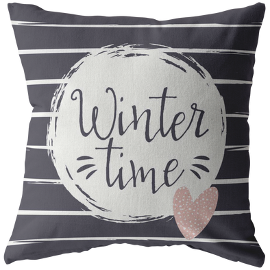 Such a Pretty Winter Throw Pillow