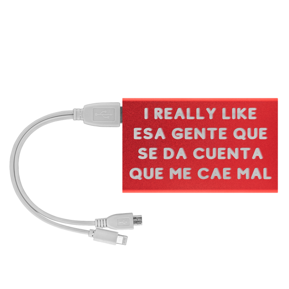 I Really Like Esa Gente Que Se Da Cuenta Que Me Cae Mal Power Bank