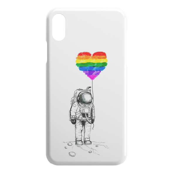 Astronaut and Pride iPhone Case