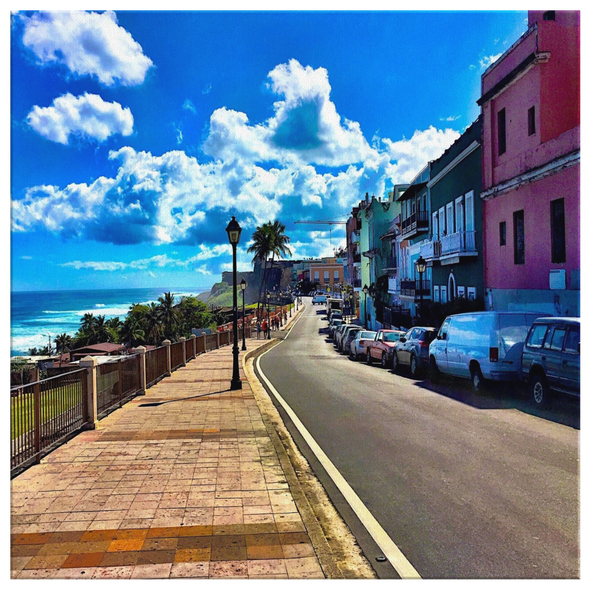 Oceanside San Juan Puerto Rico Canvas Wall Art