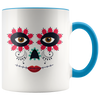 Dia de los Muertos Girl 11oz Accent Mug