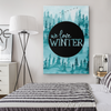 Turquoise Forest Canvas Wall Art