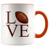 Love Football 11oz Accent Mug