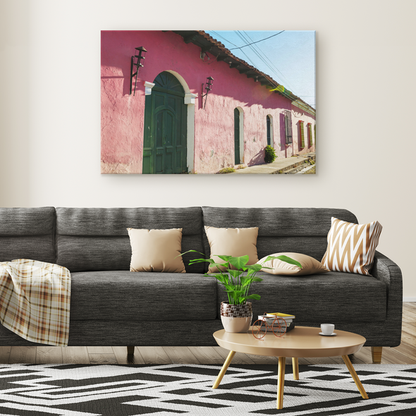 San Salvador Street El Salvador Canvas Wall Art