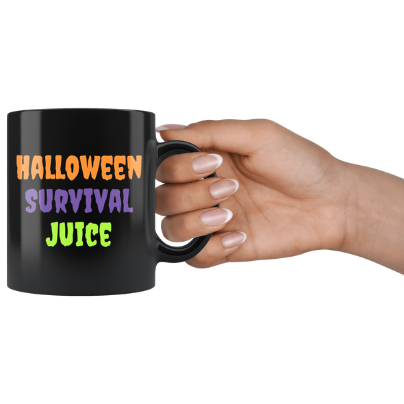 Halloween Survival Juice 11oz Black Mug