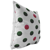 A Pretty Pink Christmas Throw Pillow