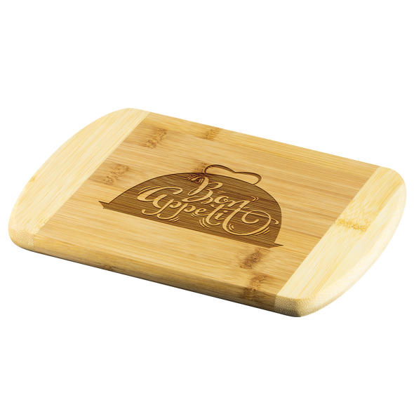 Bon Appetit Round Edge Bamboo Cutting Board