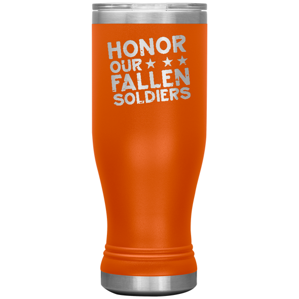 Honor Our Fallen Soldiers 20oz Modern Tumbler