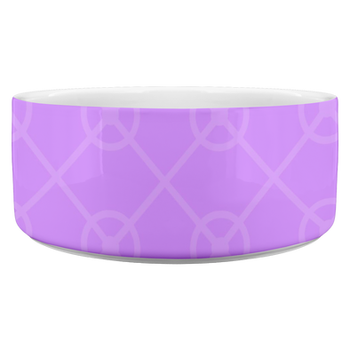 Modern Purple Pet Bowl