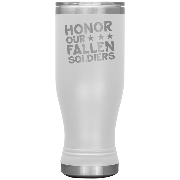Honor Our Fallen Soldiers 20oz Modern Tumbler