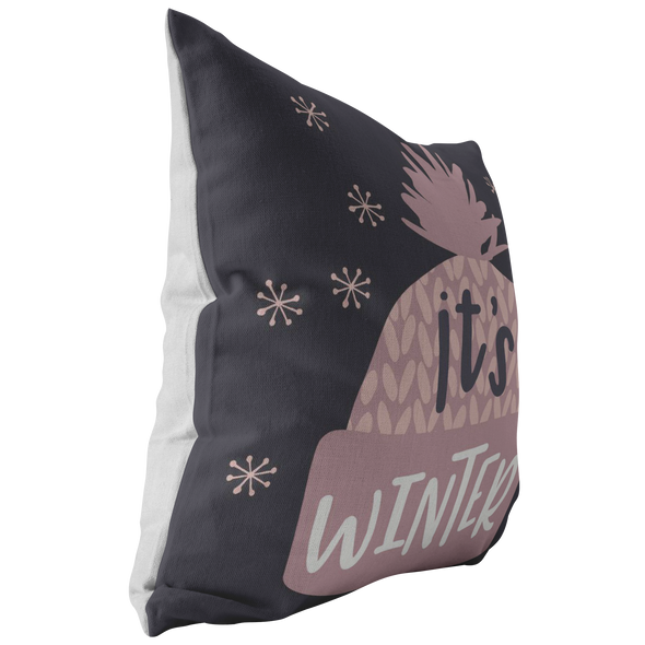 Such a Pretty Winter Throw Pillow