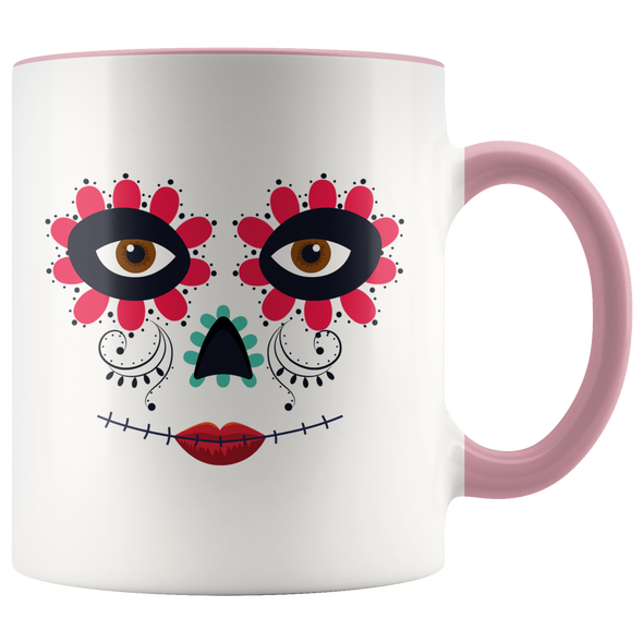 Dia de los Muertos Girl 11oz Accent Mug