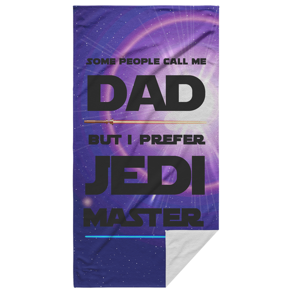 Jedi Master Dad Beach Towel