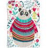 Winter Panda Fleece Blanket