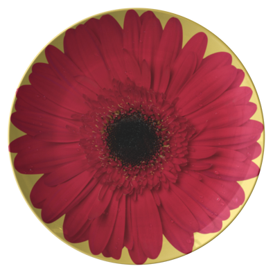 Red Flower Spring 10” Dinner Plate