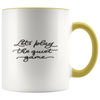 Let's Play The Quiet Game 11oz Accent Mug
