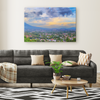 Peaceful Valley in El Salvador Digital Painting Style Canvas Wall Art
