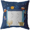 Hanukkah Throw Pillow Personalized by Con Gusto