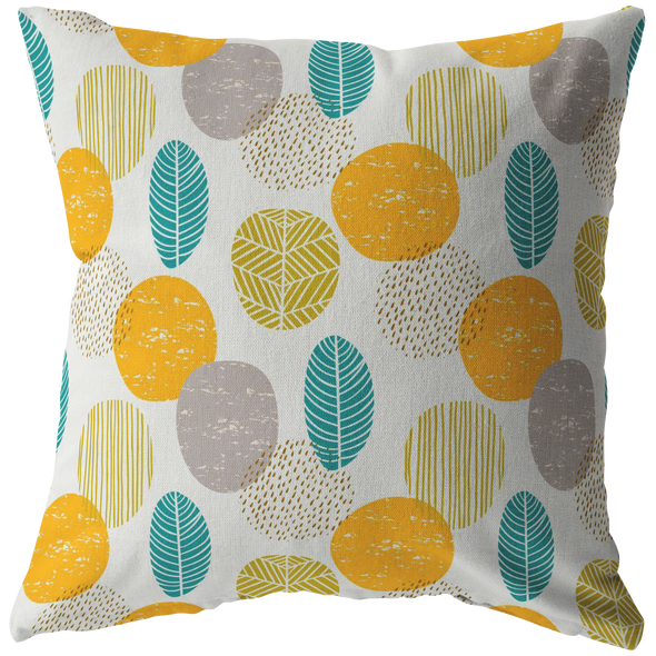 Bright Autumn Forest Throw Pillow