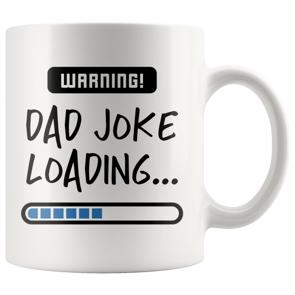 Warning! Dad Joke Loading 11oz Accent Mug