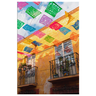 Banderines en San Miguel de Allende México Canvas Wall Art