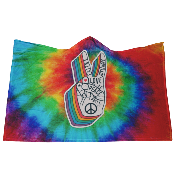 Peace, Love, Unity Fleece Blanket