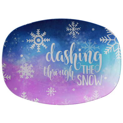 Dashing Through The Snow 10" Dinner Plate