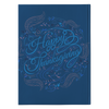 Happy Thanksgiving Blue Journal