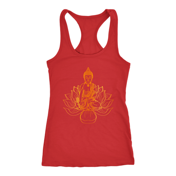 Buddha Lotus Women’s Racerback Tank Top