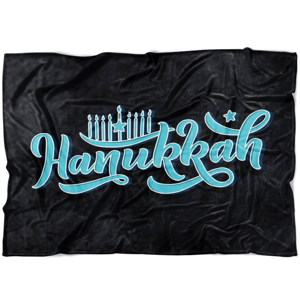 Hanukkah Fleece Blanket