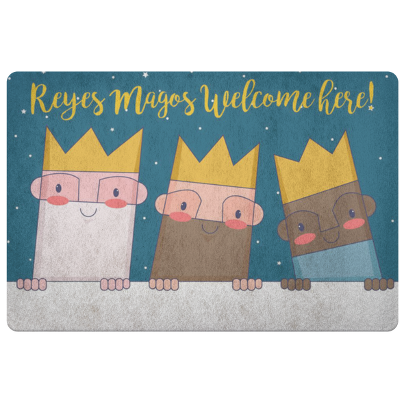 Reyes Magos Welcome Here Floor Mat