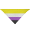 Nonbinary Pride Flag Pet Bandana