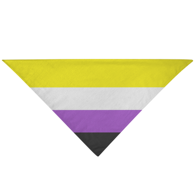 Nonbinary Pride Flag Pet Bandana
