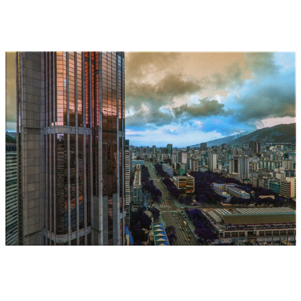 Parque Central Caracas Venezuela Canvas Wall Art