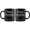 Happy Hanukkah Ya Shmutsik Khaye 11oz Black Mug