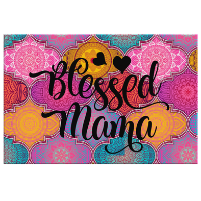 Blessed Mama Canvas Wall Art