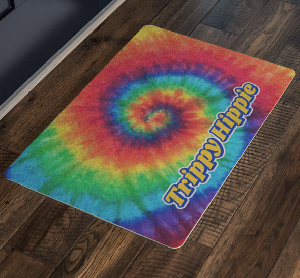 Trippy Hippie Floor Mat