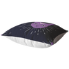 Moonlight Purple Cat Throw Pillow