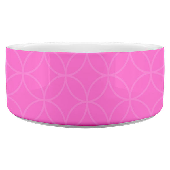 Abstract Design Pet Bowl