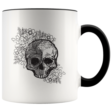 Cool Retro Skull 11oz Accent Mug