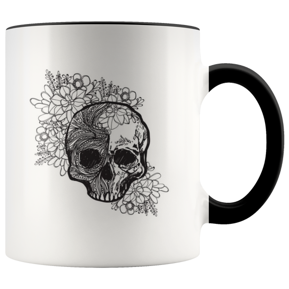 Cool Retro Skull 11oz Accent Mug