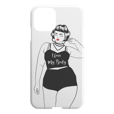 I Love My Body iPhone Case