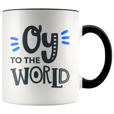 Oy To The World 11oz Accent Mug