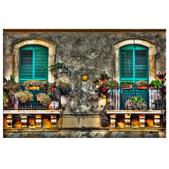 Balcony of Memories in Cuba Canvas Wal Art
