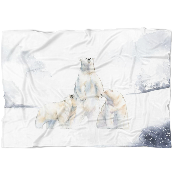 Amazing Winter Animal Fleece Blankets