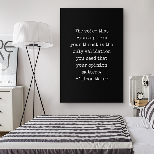 Listen To Your Own Voice Canvas Wall Art